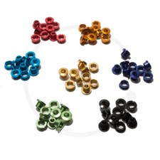 Single Speed Alloy Chainring Bolts  various colours