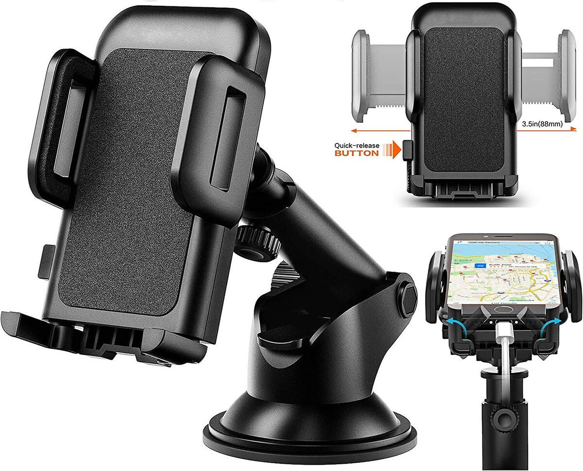 360 Base Para Poner Sujetar El Telefono En Carro Soporte Celular Movil GPS  Coche