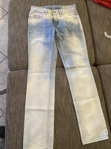 Diesel Faithlegg straight leg Jeans Women's size 27/32. light wash | eBay