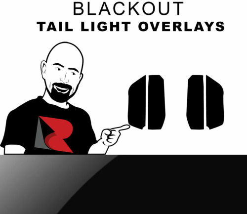 Rtint Tail Light Tint Overlay for Nissan Frontier 2005-2012 - Blackout Smok
