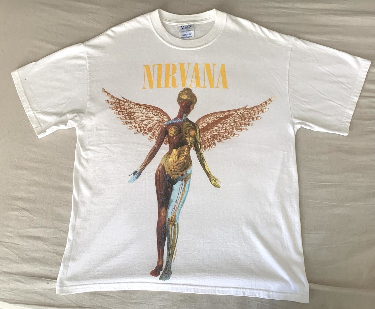 Nirvana: In Utero -T-Shirt /Double sided ,Vintage ,90s,Y2k Nirvana: In Utero -T-Shirt /Double sided ,Vintage ,90s,Y2k