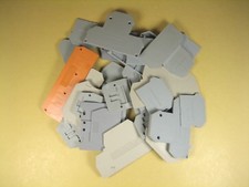 Misc Lot of 25 Terminal Block End Caps  Phoenix Contact  Connectwell  Weidmuller