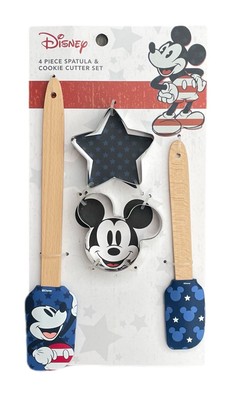 Disney 4 Stück Spatel & Ausstecher Set - Amerikanischer USA Import UK Verkäufer