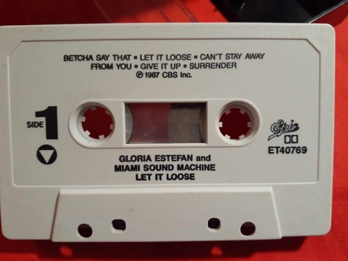 1987 Gloria Estefan / Let It Loose / Album Cassette Tape / NICE & TESTED - Picture 11 of 14