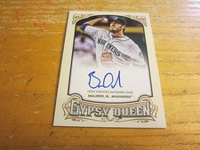 Brandon Maurer Signed 2014 Topps Gypsy Queen Autographs #GQABM Card MLB Mariners