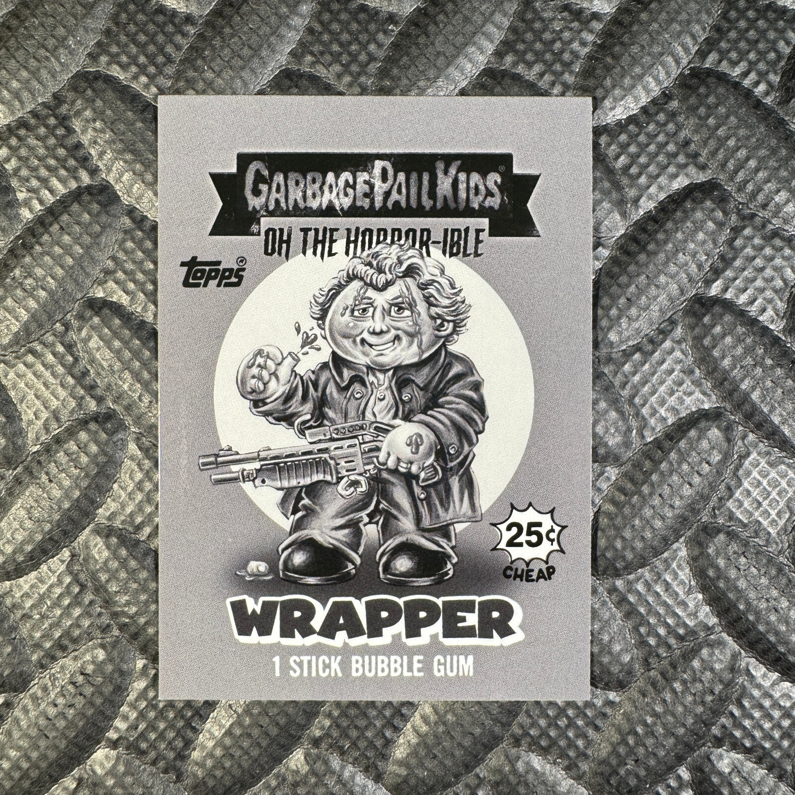 2024 Garbage Pail Kids Oh The Horror-ible Wave 6 Wrapper Card 27 Hitchiking Hank