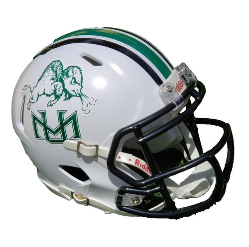 Marshall Football Custom Mini Helmet Alternate logo White The Herd | eBay