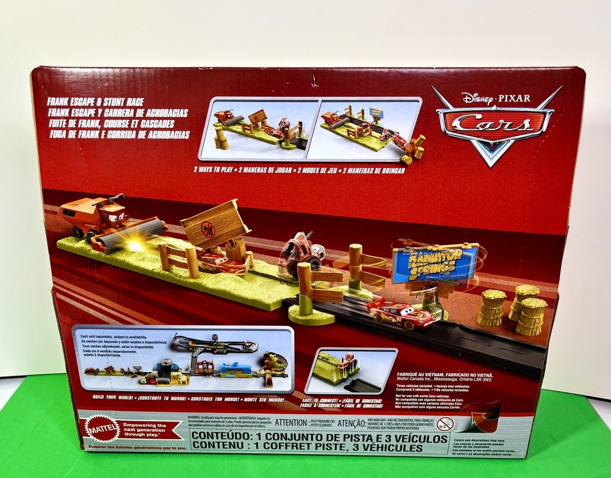 2023 Mattel - Disney • Pixar Cars - Frank Escape & Stunt Race