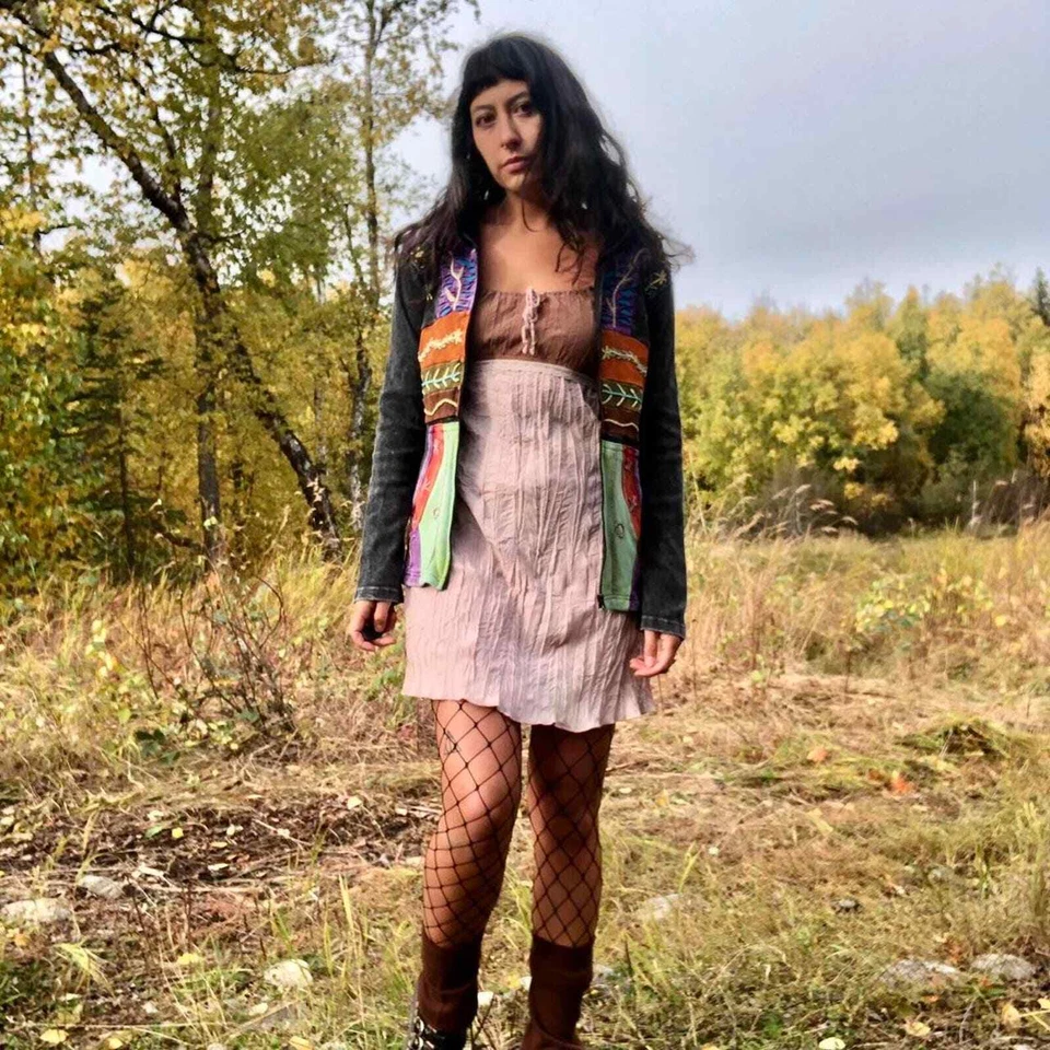 Grungefairy sudadera con capucha patchwork Foto 2 de 4