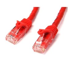Startech 75 Ft Red Snagless Cat6 Utp Patch Cable - Rj-45 Male Network - Rj-45