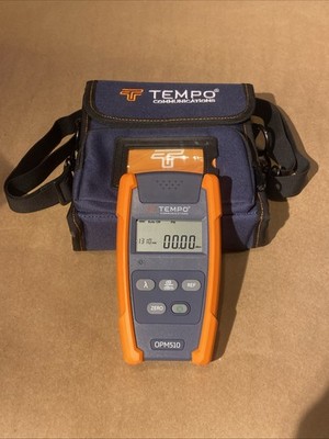 OPM510 Meter: Optical Power LCD Range: -65-.10dBm SC/PC TEMPO Fiber Optic