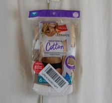 6 PACK Hanes Ultimate Women's Breathable Hipster Underwear Size 6/Medium