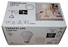 Ikea TR DFRI Remote Bulb Kit, Wireless Dimmable/White Spectrum E26 1100 Lumen