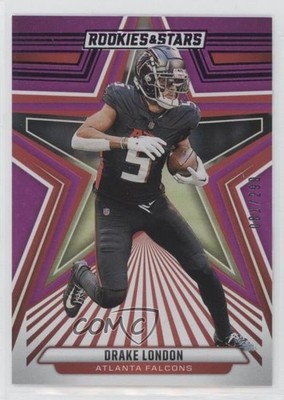 2024 Panini Rookies & Stars Purple 81/299 Drake London #6 s1i