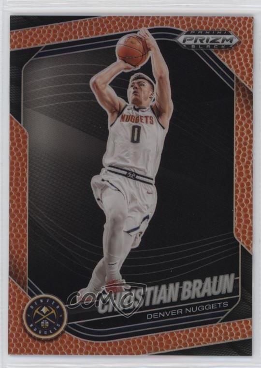 2024-25 Panini Prizm Black Basketball Prizm 27/225 Christian Braun #186 go9