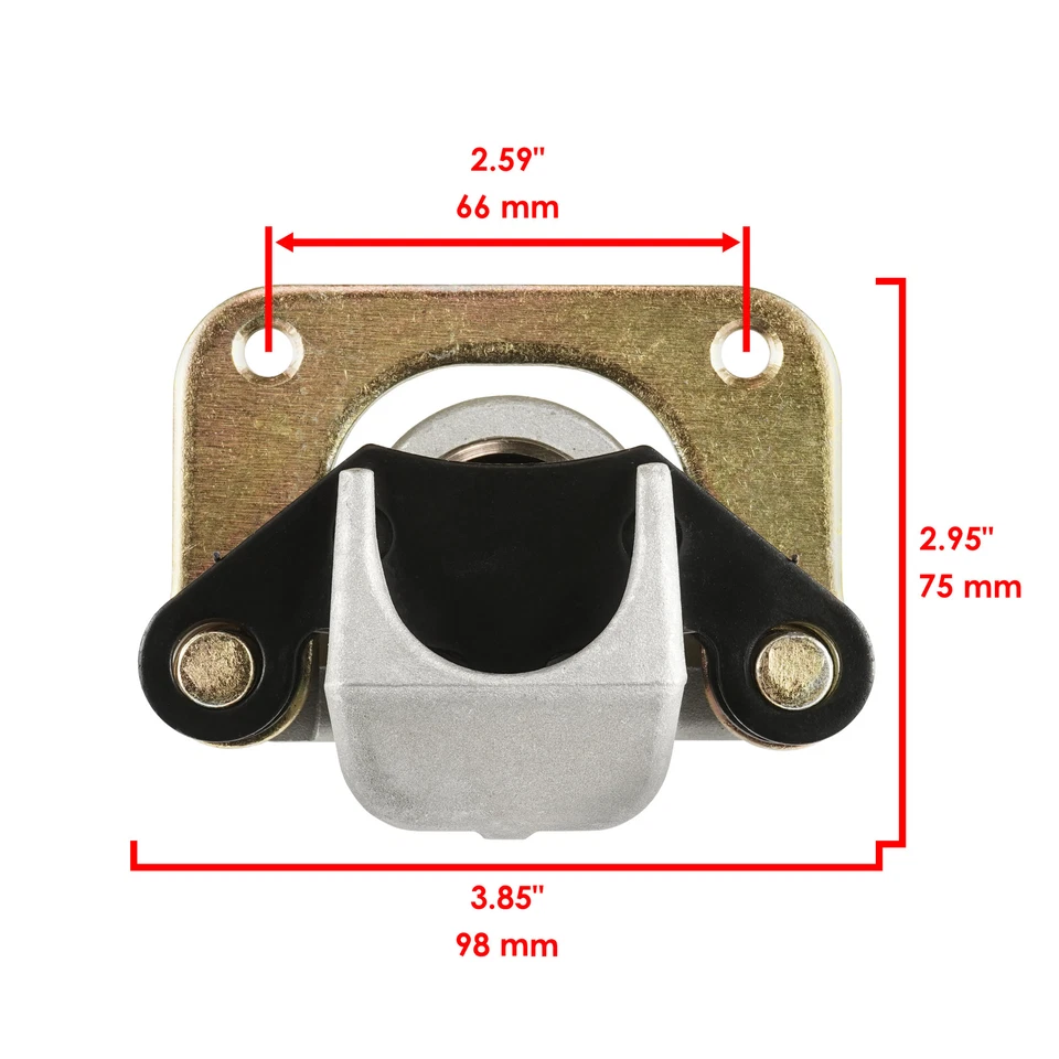 Rear Right Brake Caliper w/ Pads for Polaris RZR S 800 2009 2010 2011 2012-2014 - Image 2 of 4