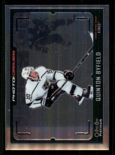 2021-22 O-Pee-Chee Platinum Photo Driven Quinton Byfield Los Angeles Kings
