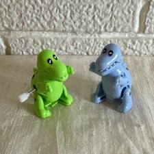 SPRITZ Walking Wind-Up Dinosaur Green T-Rex Tyrannosaurus Rex Novelty Toy 2
