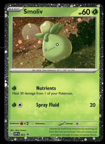 Smoliv 023 Holo Promo Scarlet & Violet Promo Pokemon NM