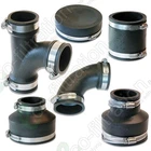 3 Inch Flexible Rubber Fittings. Koi Pond Plumbing Eazy Connectors Job Lot