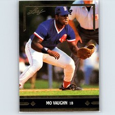 1991 Leaf - Mo Vaughn BC7 - Boston Red Sox