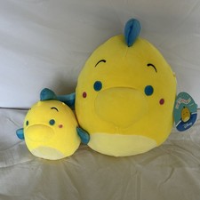 Disney Squishmallows Flounder The Little Mermaid 8 Inch NWT  5 Inch Plush
