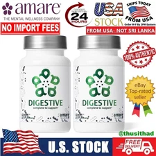 2 Pack Amare Global Digestive Complete GI Support - 60 Capsules NEW, EXP: 9/2027