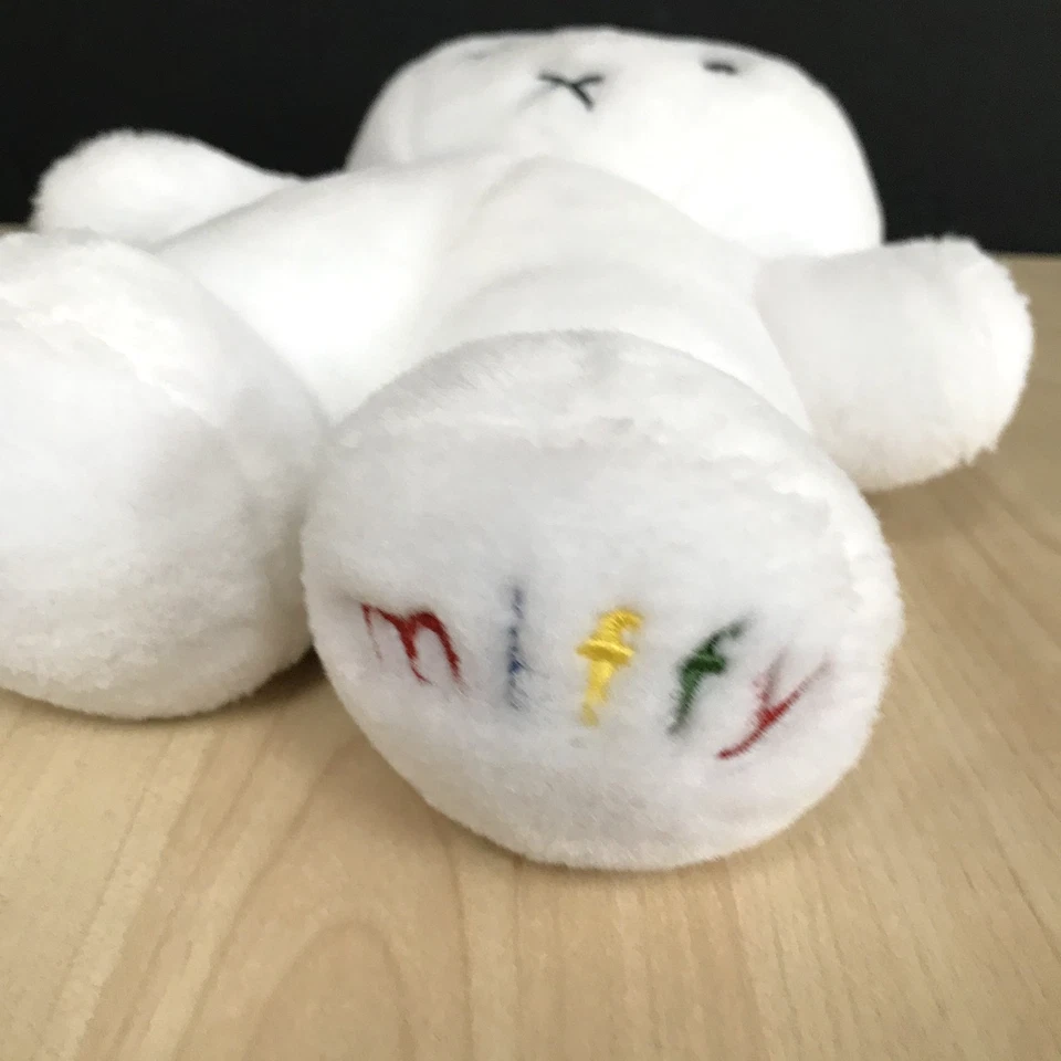 Miffy Soft Toy White Plush with Name on Foot Medium 29cm Vintage Mothercare - Image 4 of 4