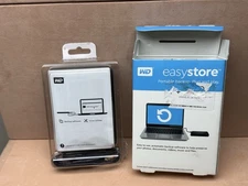 WD - Easystore 1TB External USB 3.2 Gen 1 Portable HDD [WDBAJN0010BBK-WESN]