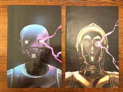 STAR WARS DARK DROIDS 1 + 2 C3-3PO 2023 STOTT  1:100 VIRGIN VARIANT SET 