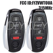 2 Remote Key Fob For Volkswagen Touareg 2011 12 13 2014 2015 2016 2017 Iyzvwtoua