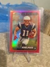 2024 TOPPS CHROME FOOTBALL PINK REFRACTOR JULIAN EDELMAN #134 #D 040/399