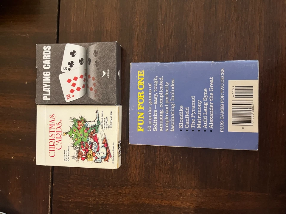 50 Games of Solitaire plus 1 deck of normal cards and 1 deck of Christmas Cards - Image 4 of 4