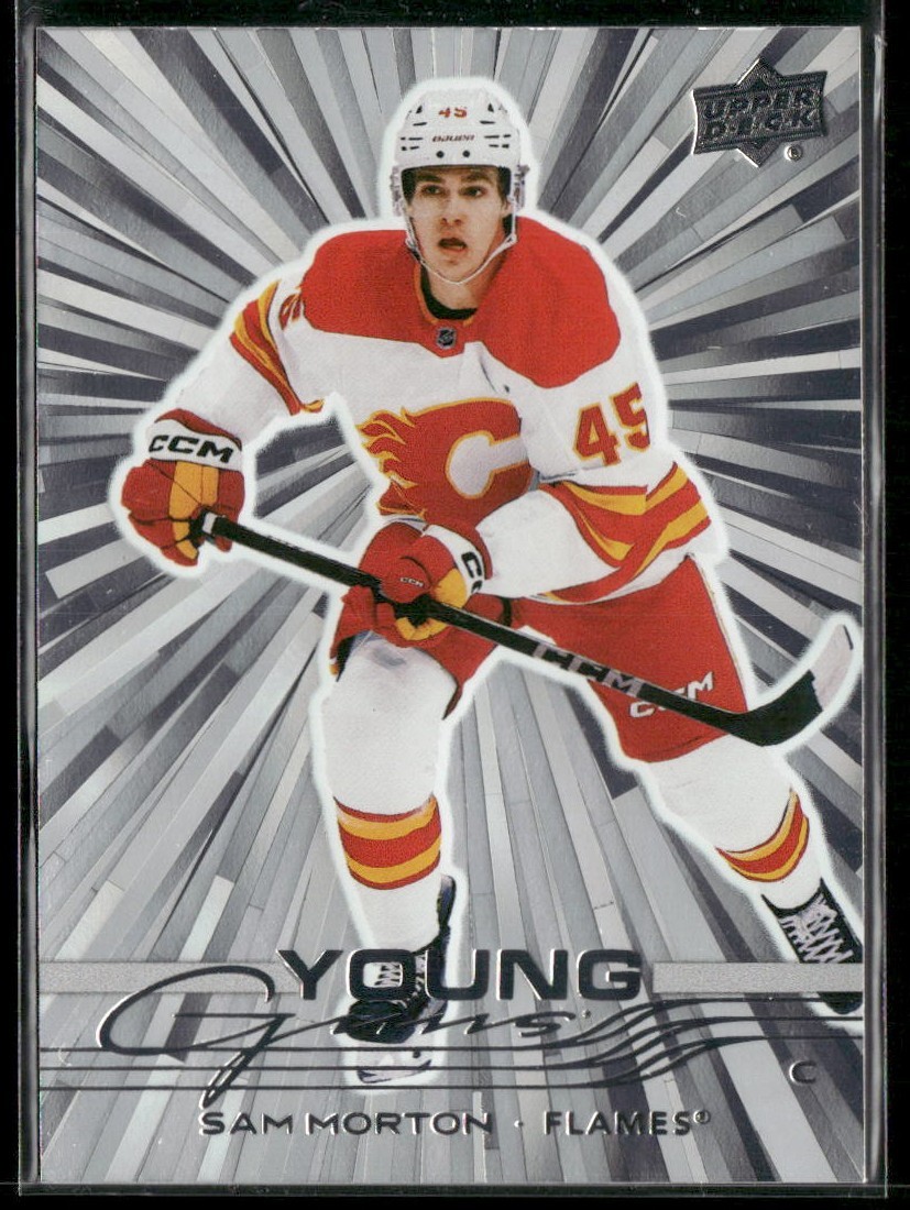 2025-26 Upper Deck Series 1 Young Guns Outburst #215 Sam Morton - Calgary