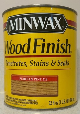 Minwax Wood Puritan Pine 218 Finish Penetrating Stain Oil-based 1 Qt. Quart