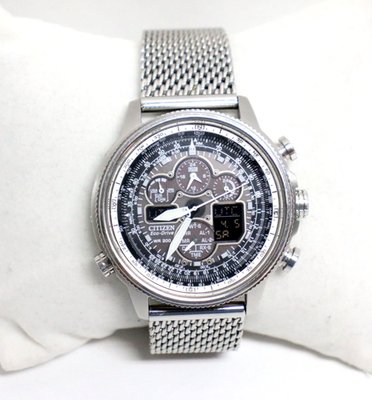 L*0様 CITIZEN NAVIHawk 腕時計 U680 電波ソーラー Citizen watch Navihawk A-T Eco-Drive U680-S092876 Chronograph