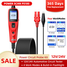 Autel Power Scan Ps100 Circuit Electrical Tester Autel Power Probe 12v24v