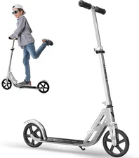 Scooter for 6-12 & Adults | Adjustable Height, Foldable, Lightweight Aluminum...
