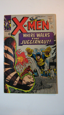 X-Men #13 Sept 1965 Fine (6.0) Off White Pages Pen Marks And Crease Back Cover