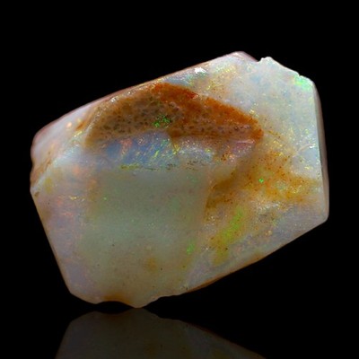 5.00 Cts Fire Opal Artisan Gemstone Pendant Making Rough Natural 14x10x4 mm