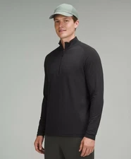 NWT LULULEMON Mens Metal Vent Tech Half Zip Graphite Grey Black M L XL XXL $118