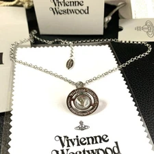 Vivienne Westwood Silver  orb smail Necklace Choker B4217