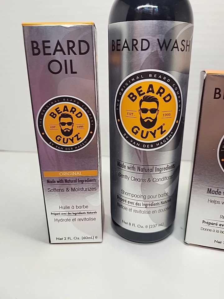 Комплект Beard Guyz Лот из 3 Масла для Бороды, Было, Сыворотка Новая! - Изображение 2 из 4