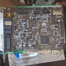 Creative Sound Blaster Live CT4760 PCI 5.1 Sound Card 3.5mm MIDI Plug-In