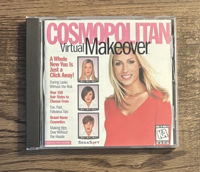 Cosmopolitan Virtual Makeover Make Over PC CD Rom Computer Video Game