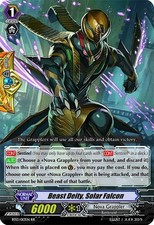 Vanguard TCG card BT13/013EN RR Beast Deity, Solar Falcon Catastrophic Outbreak