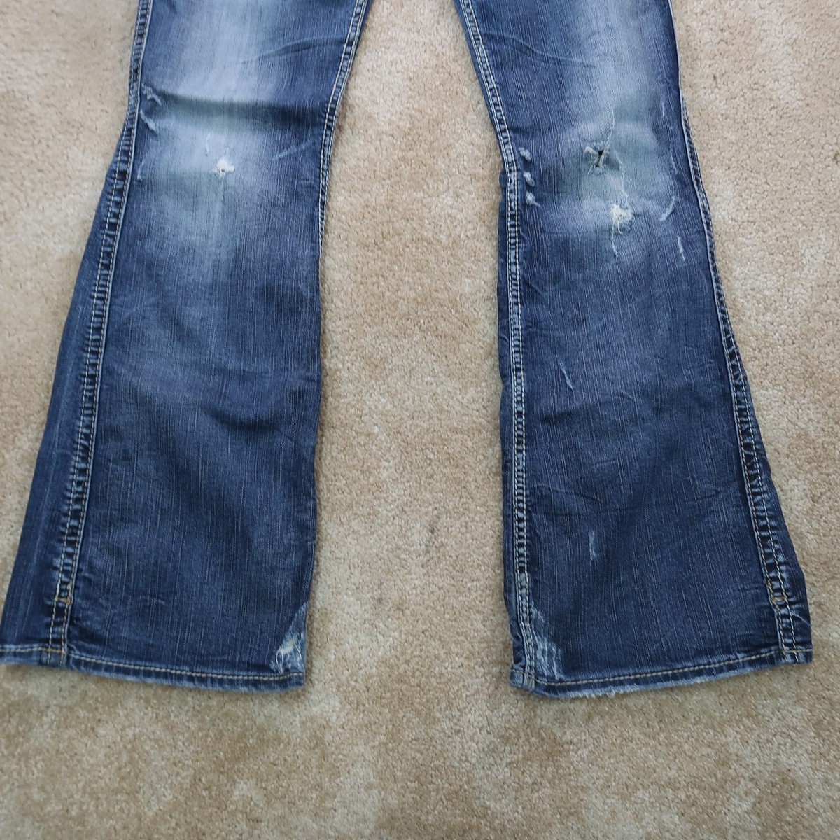 Silver Frances Bootcut Jeans Women's 30x33 Blue Denim Pants