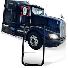 Lower Mirror with Frame for Kenworth T600 T660 T800, Lower Small Mirror Glass