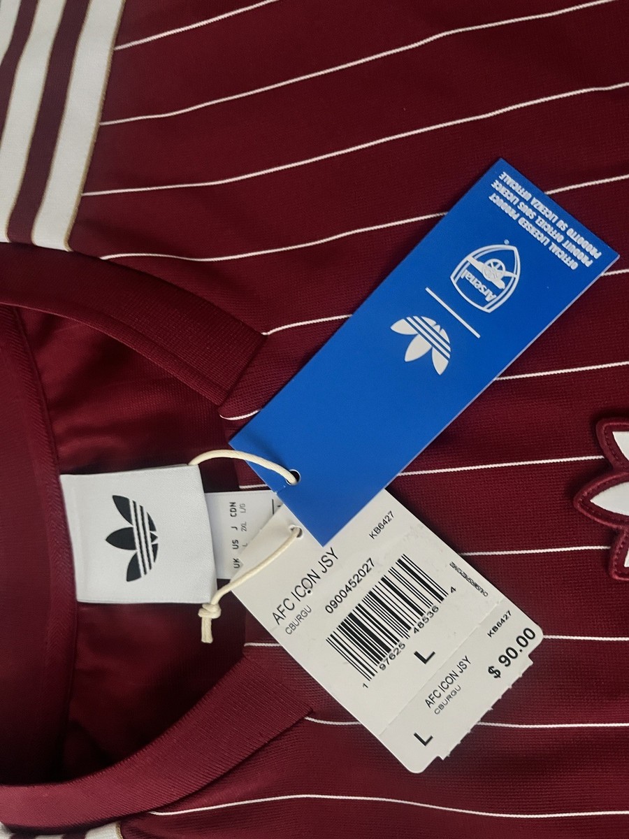 Adidas Arsenal Terrace Icons 25/26 Men's L Player Edition Burgundy