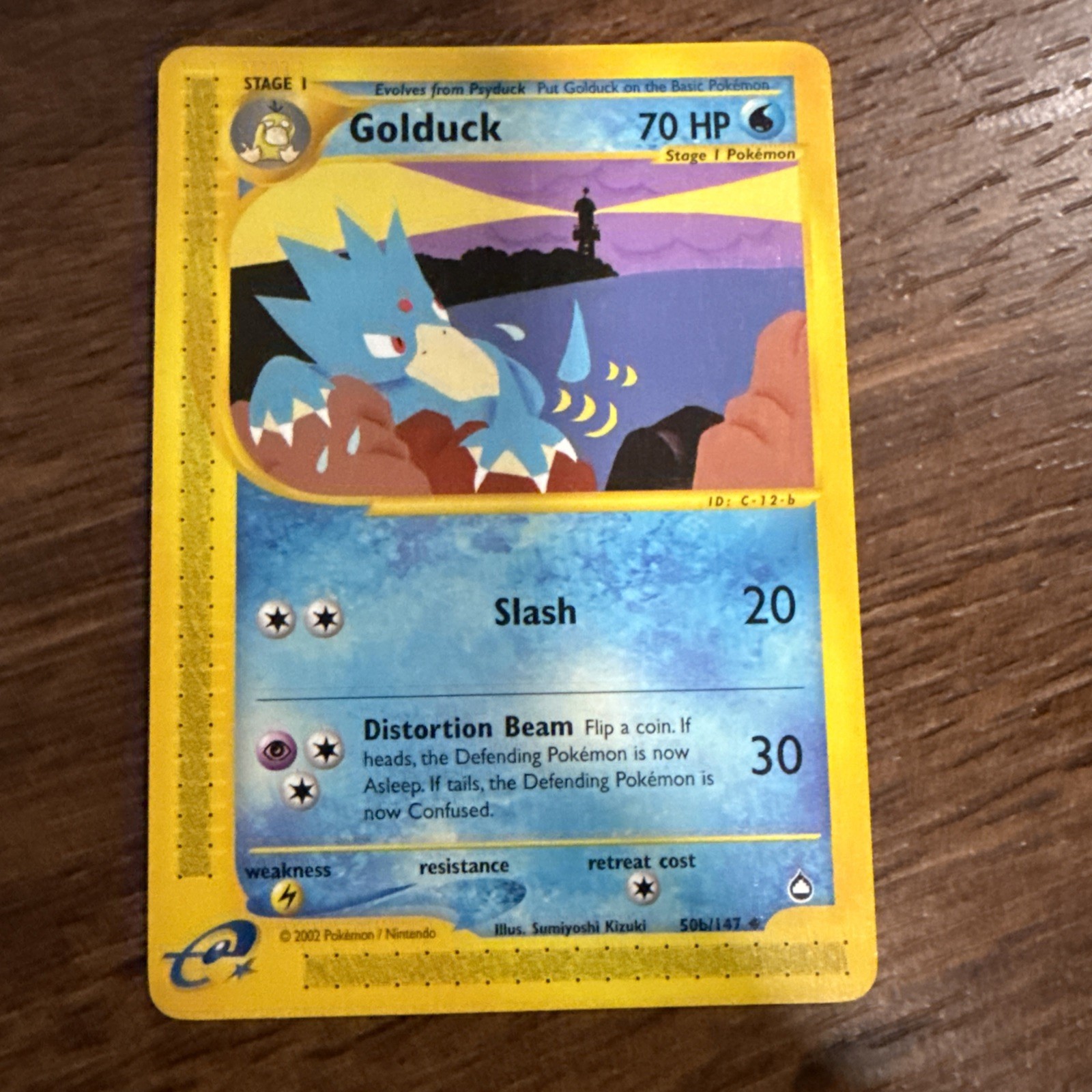 Pokemon Card - Golduck 50b/147 - Aquapolis - LP
